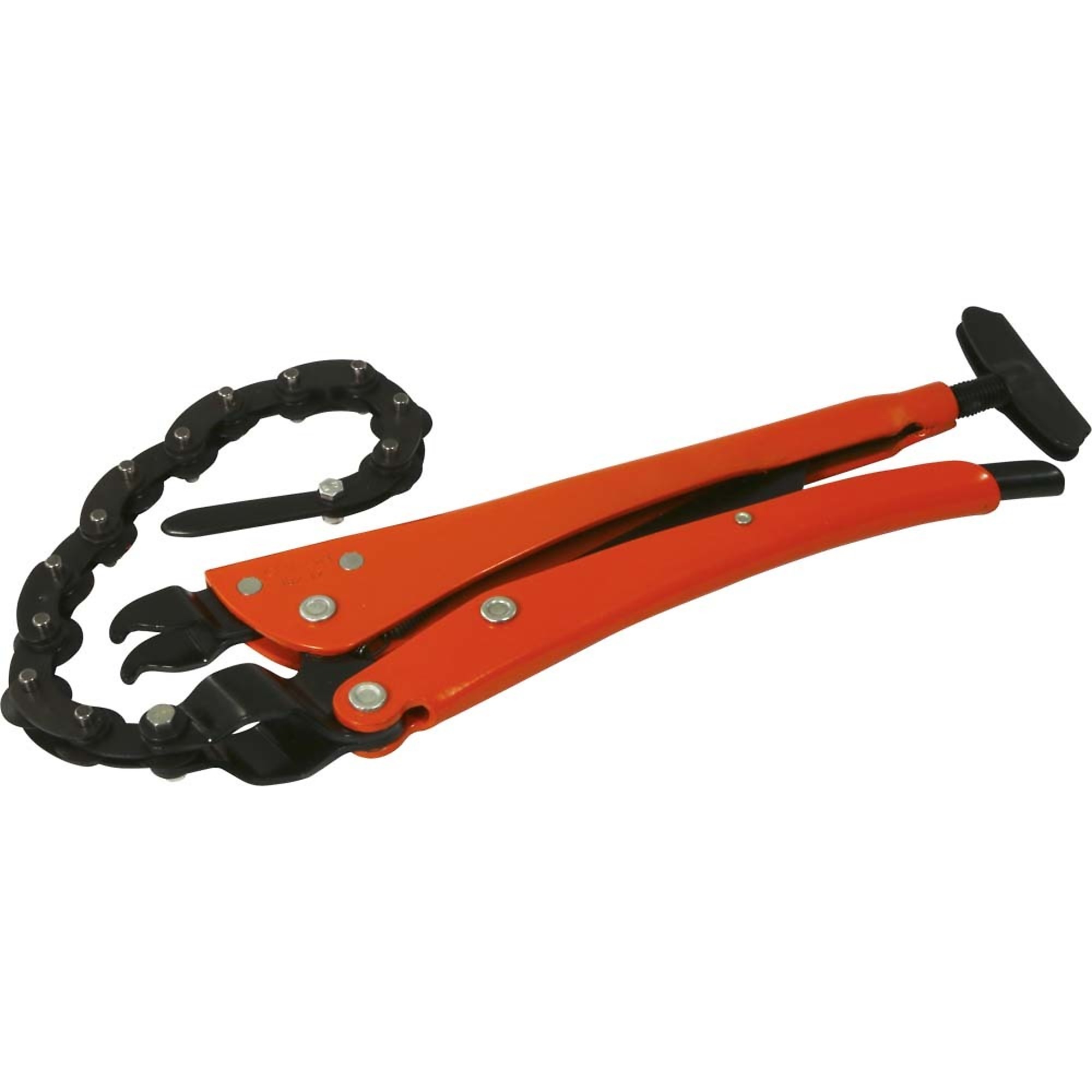 Grip-on, 12in. Locking Chain Pipe Cutter, Pieces (qty.) 1 Material Alloy Steel, Jaw Capacity 2.95 in, Model# 182-12